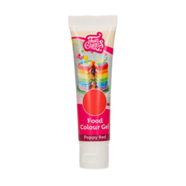 COLORANT EN GEL FUNCAKES - POPPY RED / ROUGE COQUELICOT 30 G