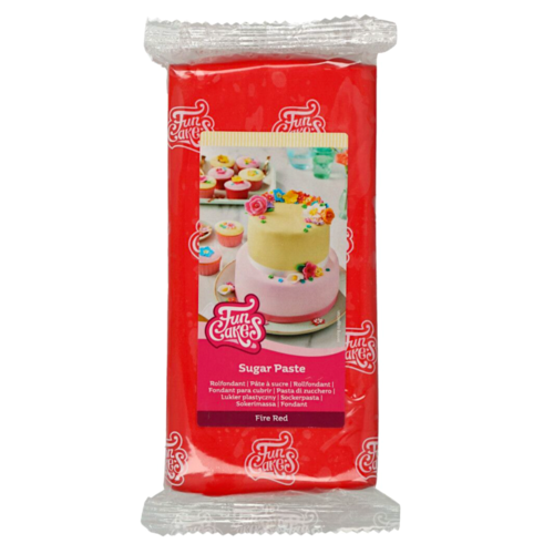 PTE  SUCRE FUNCAKES - ROUGE VIF 1 KG