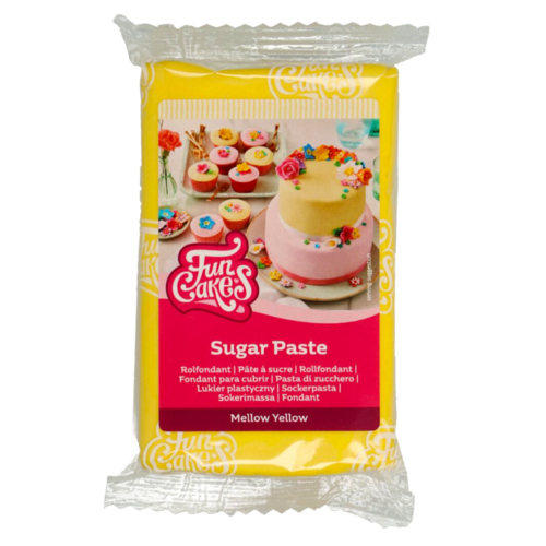 PTE  SUCRE FUNCAKES - JAUNE CLAIR 250 G