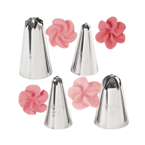 SET DOUILLES DE FLEURS WILTON