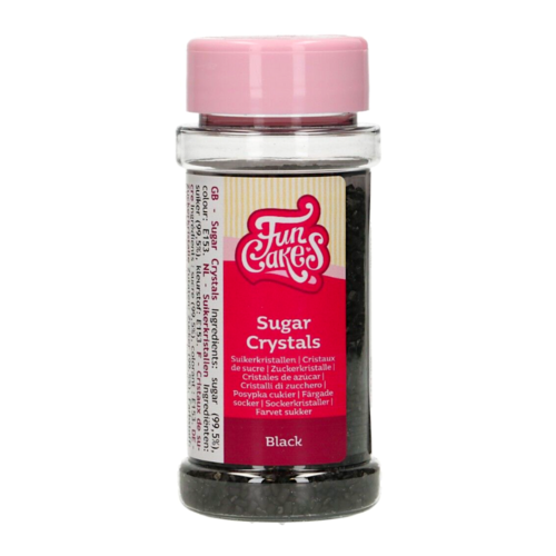 CRISTAUX DE SUCRE FUNCAKES - NOIRS 80 G