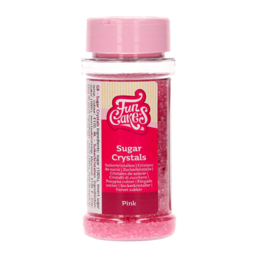 CRISTAUX DE SUCRE FUNCAKES - ROSES 80 G