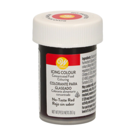 COLORANT POUR GLAAGE WILTON - ROUGE SANS SAVEUR 28 G