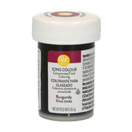 COLORANT POUR GLAAGE WILTON - BORDEAUX 28 G