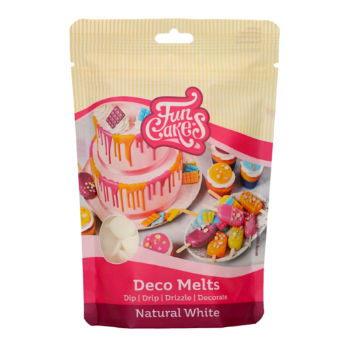 DECO MELTS FUNCAKES BLANC NATUREL (SANS E-171) - 250 G