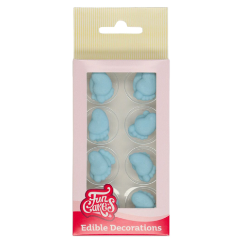 DCORATIONS EN SUCRE FUNCAKES - PIEDS BLEU BB