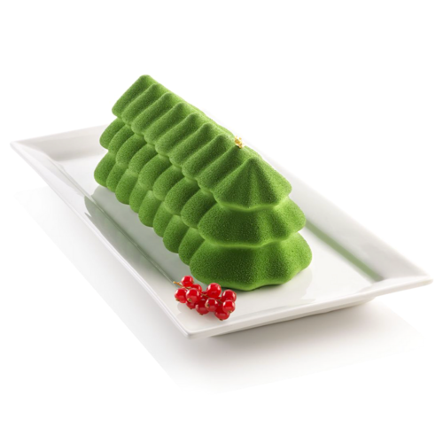 MOULE EN SILICONE 3D SILIKOMART - BUCHE SAPIN