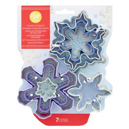 SET EMPORTE PICES WILTON - FLOCONS DE NEIGE