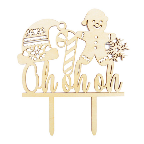 CAKE TOPPER SCRAPCOOKING - OH OH OH OH