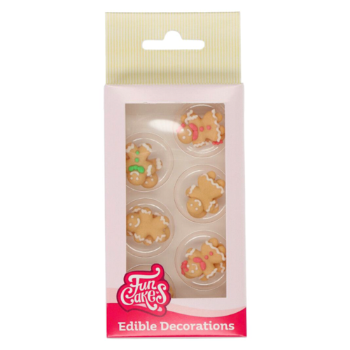 DCORATIONS EN SUCRE FUNCAKES - BONHOMME EN PAIN D'PICE