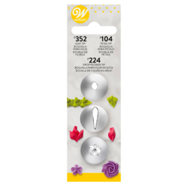 SET DE DOUILLES WILTON - #104, #352 ET #224