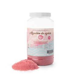 SUCRE ROSE POUR BARBE  PAPA 1 KG - GOT FRAISE