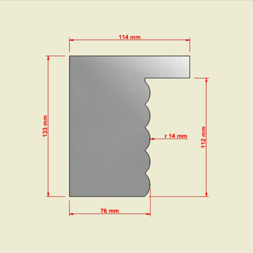 SCRAPER ALISADOR DE ACERO - ONDAS