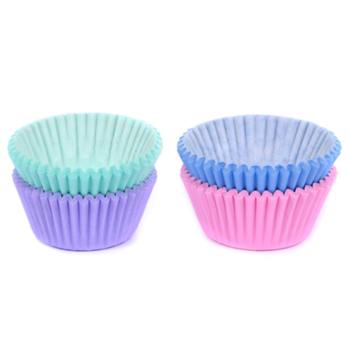 SET CAPSULAS MINI CUPCAKE "HOUSE OF MARIE" - TONOS PASTEL