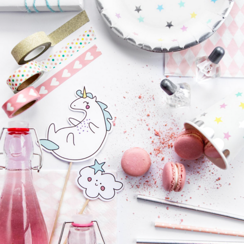 TOPPER PARA TARTA PARTYDECO - UNICORNIO