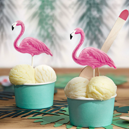 TOPPER FLAMANTS ROSES - PARTYDECO