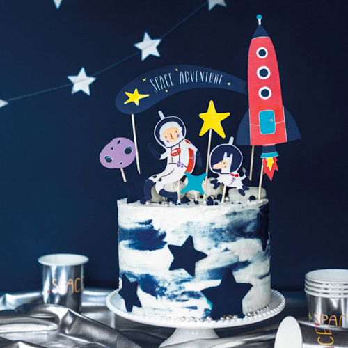 TOPPER PARA TARTA PARTYDECO - AVENTURA ESPACIAL