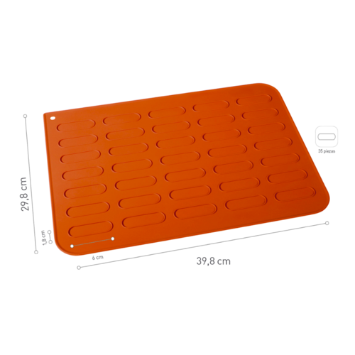 TAPIS EN SILICONE MINI ÉCLAIR (35 PIÈCES)