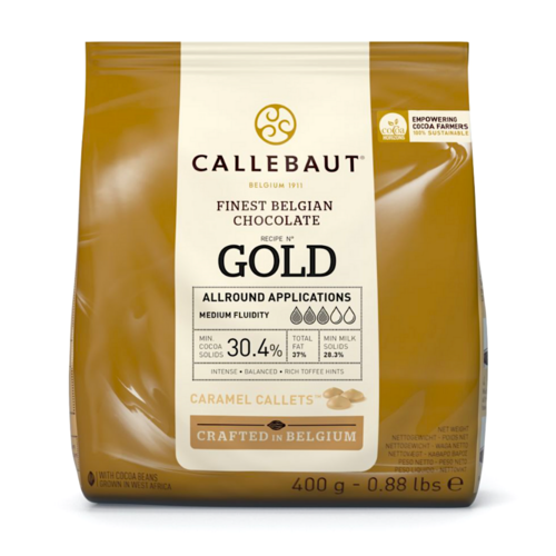 CALLETS EN CHOCOLAT CARAMLIS GOLD DE CALLEBAUT - 400 G