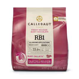 CALLETS DE CHOCOLAT RUBY CALLEBAUT 400 G