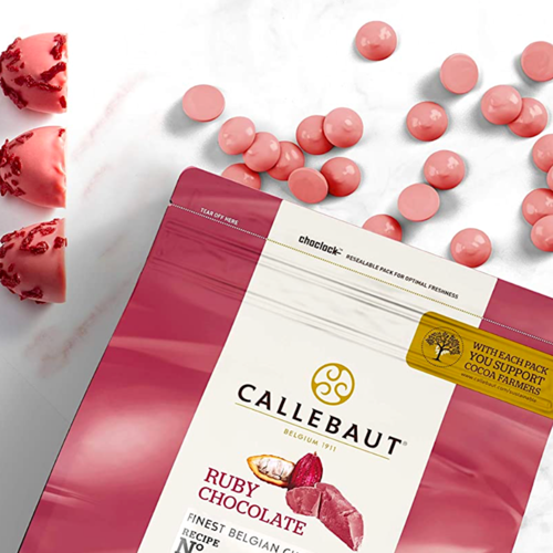 CALLETS DE CHOCOLAT RUBY CALLEBAUT 400 G