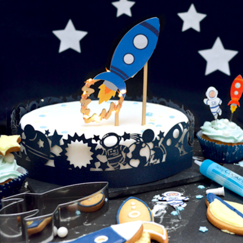 Cake topper led Joyeux Anniversaire ScrapCooking®