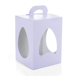 BOTE POUR OEUFS DE PQUES LILAS - 17,5 CM (500 G)