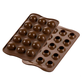 MOULE  CHOCOLAT EN SILICONE SILIKOMART - TARTUFINO