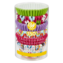 SET CAISSETTES  MINI CUPCAKES WILTON - MULTI ROSES