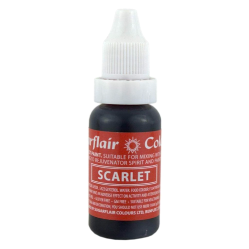 COLORANTE LIQUIDO SUGARFLAIR - SCARLET / ROJO ESCARLATA (14 ML)