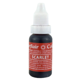 COLORANT LIQUIDE SUGARFLAIR - SCARLET (14 ML)