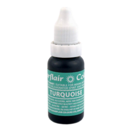 COLORANT LIQUIDE SUGARFLAIR - TURQUOISE (14 ML)