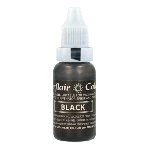 COLORANTE LIQUIDO SUGARFLAIR - BLACK / NEGRO (14 ML)