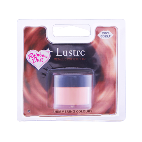 COLORANTE EN POLVO BRILLANTE RAINBOW DUST - COPPER FLAME / COBRE (3 G)