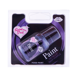 PEINTURE MTALLIQUE COMESTIBLE RAINBOW DUST - DEEP PURPLE (25 G)