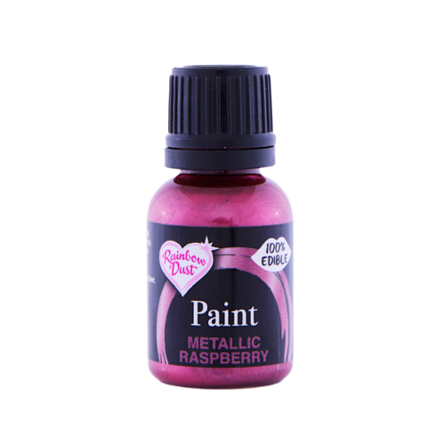 PEINTURE MTALLIQUE COMESTIBLE RAINBOW DUST - RASPBERRY (25 G)