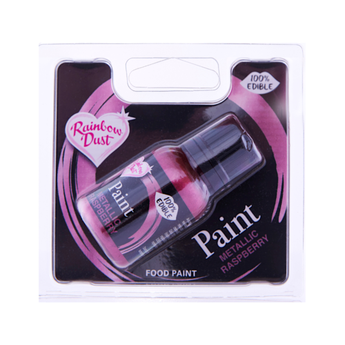 PEINTURE MTALLIQUE COMESTIBLE RAINBOW DUST - RASPBERRY (25 G)