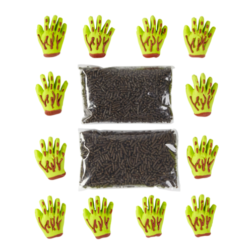 SET DECORATIVO WILTON - MANO ZOMBIE (161 G)