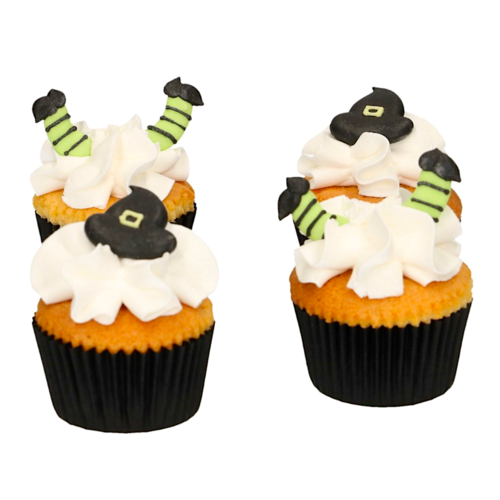 DCORATIONS EN SUCRE FUNCAKES - CHAPEAUX ET JAMBES DE SORCIRES