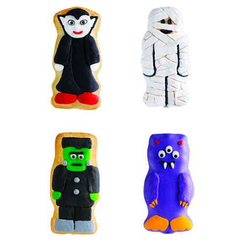MOULE  BISCUITS WILTON - 8 CAVITS MONSTRES HALLOWEEN