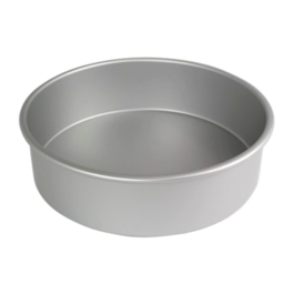 MOULE ROND EN ALUMINIUM ANODIS PME -  25,4 CM / H 5,1 CM