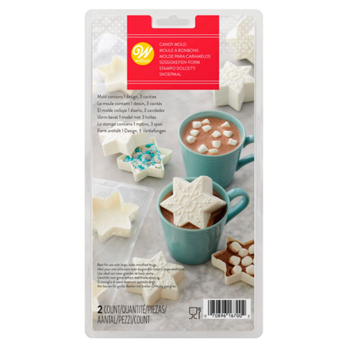 MOULE  CHOCOLAT WILTON (3D) - FLOCON DE NEIGE