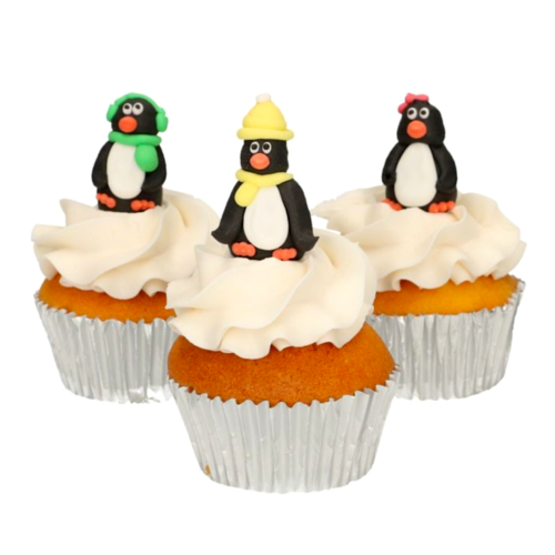 DCORATIONS EN SUCRE (3D) FUNCAKES - PINGOUINS