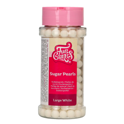 PERLES DE SUCRE FUNCAKES - BLANCHES (GRANDES) 80 G