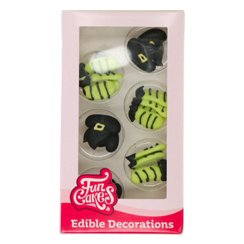 DCORATIONS EN SUCRE FUNCAKES - CHAPEAUX ET JAMBES DE SORCIRES