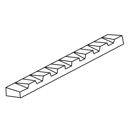 MOULE  NOUGAT ET CHOCOLAT - GASPAR (20 X 4 CM)