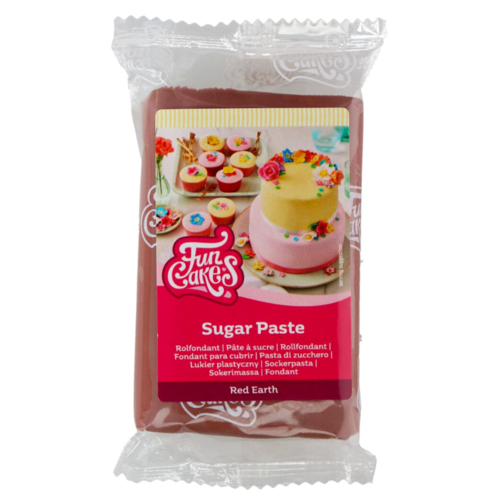 PTE  SUCRE FUNCAKES - ROUGE TERRE 250 G