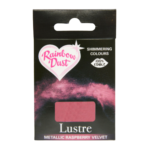 COLORANT EN POUDRE BRILLANT RAINBAW DUST - RASPBERRY VELVET / FRAMBOISE (EN SACHET)