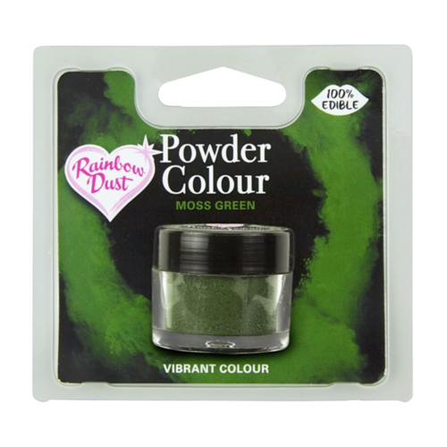 COLORANT EN POUDRE MATE RAINBAW DUST - MOSS GREEN / VERT HOUX