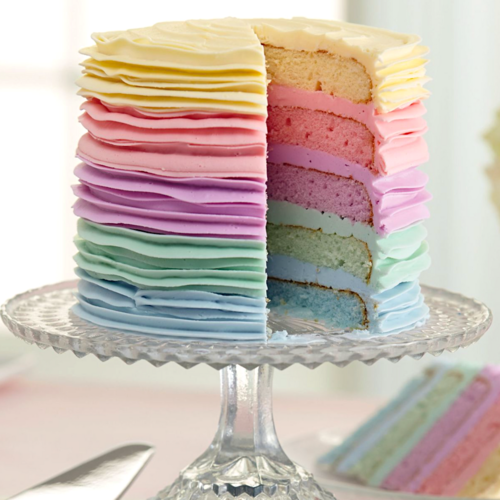 5 Moules gâteau à étages Rainbow Cake - Wilton
